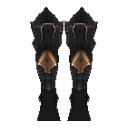 Silver Heart Crusader Boots
